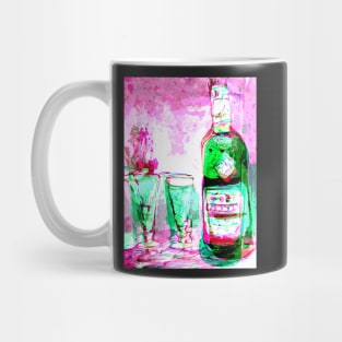 Abstract Absinthe Green Double Vision Mug